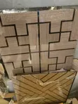 3D Wall Panel 62x62cm - Gold - 1