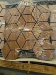 3D Wall Panel 62x62cm - Gold - 2