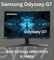 Samsung Odyssey G7 27" QHD 240Hz Gaming Monitor - 3