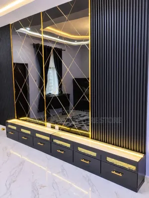 Modern Fluted Wall Panel TV Console | Cikin Gidan Waje
