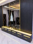 Modern Fluted Wall Panel TV Console | Cikin Gidan Waje - 2