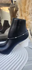 Silver Stainless Steel Leg Chain Anklet - 1