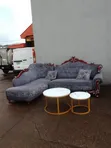 Royal Sofa Set Mai Shigo Da Abubuwan Hannu Da Kuma 2-in-1 Center Table - 1