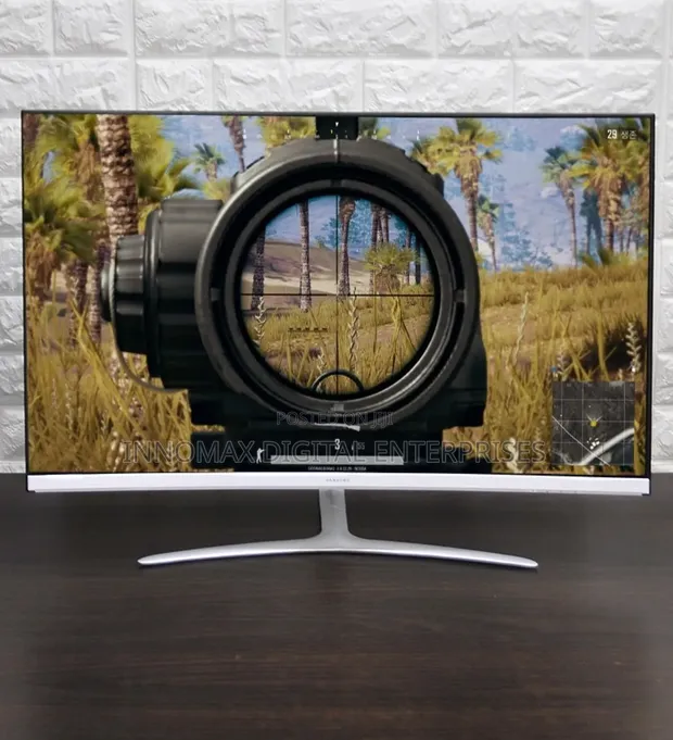 Hansung 32-Inch Curved FHD 1080p LED 75Hz HDMI Monitor - 1
