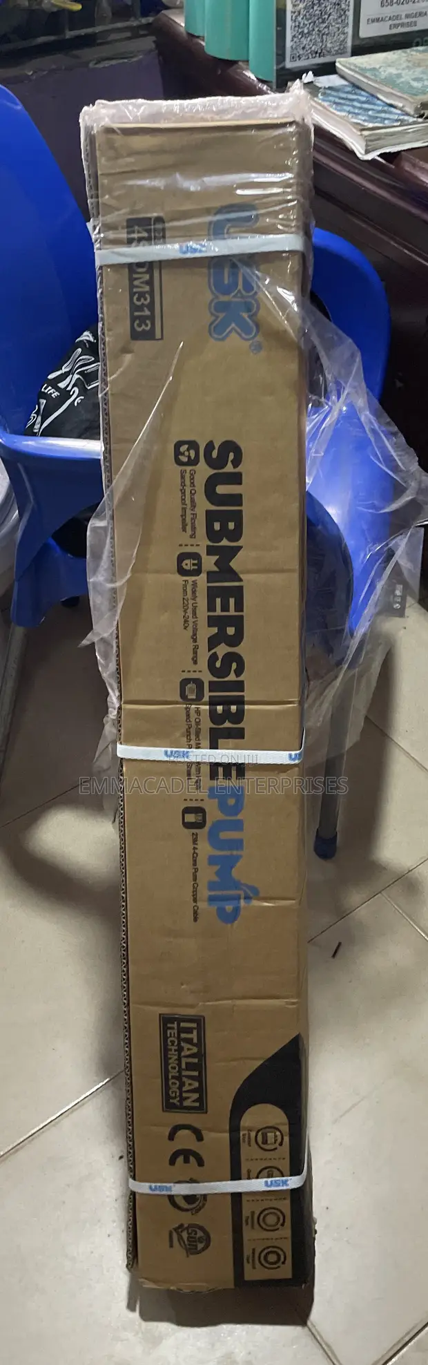 1hp USK Submersible Borehole Pump - 1