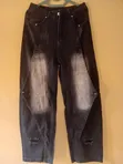Baggy Jeans - Black - 2
