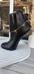 Anklet Chain tare da Charm - 5