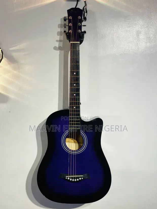 Great Power Acoustic Guitar with Bag and Strap - 1
