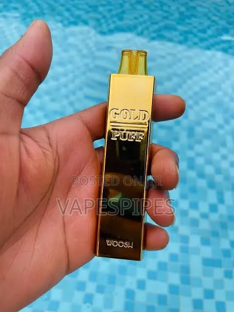 Woosh Gold 5% 9000 Puffs Rechargeable Vape - 1