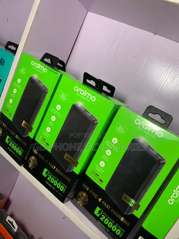 Original Oraimo 20000mAh Power Bank (15W AniFast) - 1
