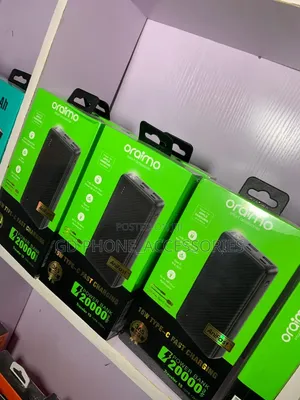 Original Oraimo 20000mAh Power Bank (15W AniFast)
