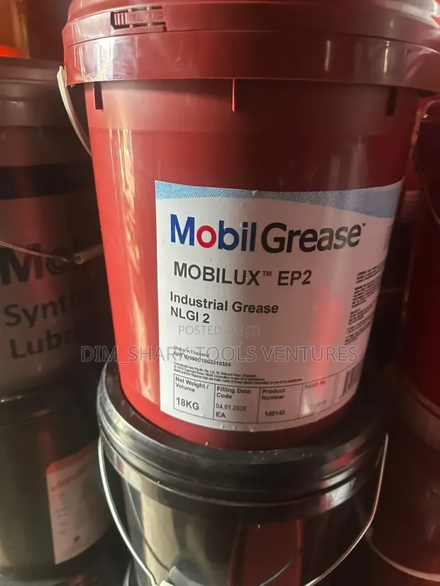 Mobilux EP 2 Industrial Grease - 18kg Bucket - 1