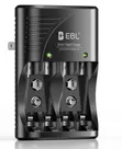 EBL Smart Baturin Caji don 9V, AA, AAA (Caja Kawai) - 2