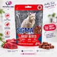 Sigma Beef Bites Cat Treats - 60g - 3