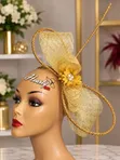 Elegant Handcrafted Fascinator for Special Occasions - 2
