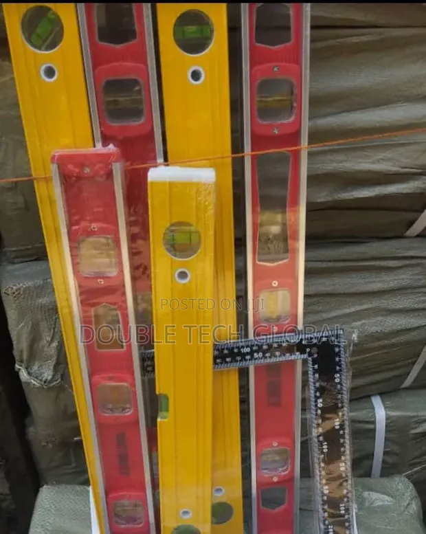 2ft Aluminium Spirit Level + Try Square - 1