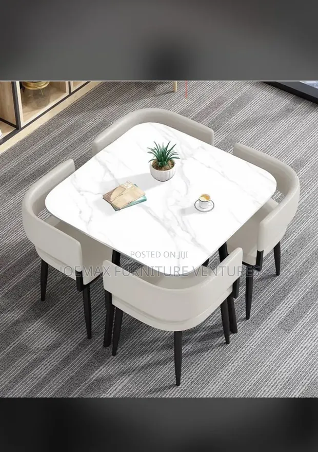 Teburin Cin Abinci na Marble - Mai Zama 4 - 1