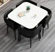 Teburin Cin Abinci na Marble - Mai Zama 4 - 2