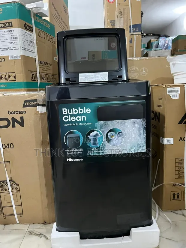 Hisense 9kg Mai Wanke Kayan Wuta Ta Atomatik - 1