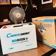 200Ah 12V 2.56kWh Cworth Lithium Battery - 1