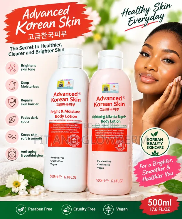 Advanced Korean Skin Body Lotion - Bright & Moisture / Lightening & Barrier Repair - 1