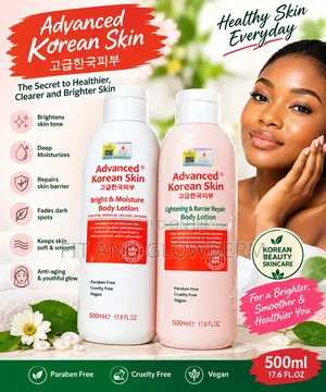 Advanced Korean Skin Body Lotion - Bright & Moisture / Lightening & Barrier Repair