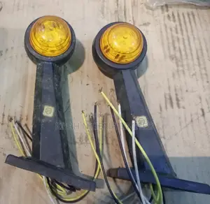 Tushen Alamar Gefen Jirgin Sama na LED - Ja/Rawaya