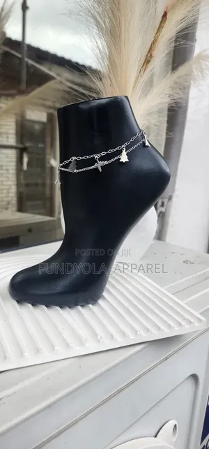 Beautiful Layered Charmed Anklet Leg Chain