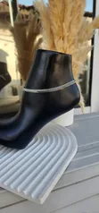 Thick Silver Leg Chain Anklet - 1