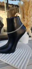 Thick Silver Leg Chain Anklet - 3