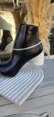 Thick Silver Leg Chain Anklet - 4