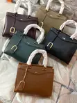 Aldo Medium Classic Handbag - Brown Faux Leather - 4