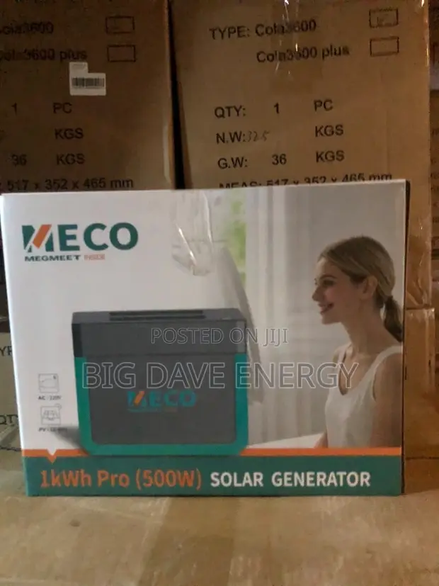Meco 1kW 500W Pro Solar Generator - 1