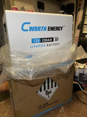 Brand New Cworth 200Ah 12V 2.56kWh Lithium Battery