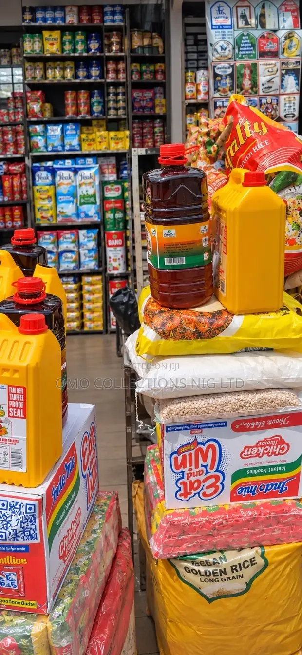 50kg Abincin Package: Shinkafa, Spaghetti, Indomie, Wake, Garri, Semo, Mai - 1