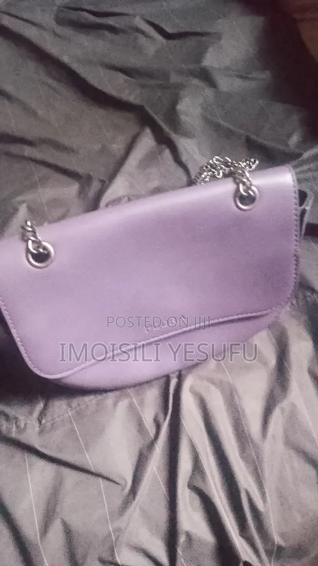 Pedro Ladies Silver Chain Sling Bag - Medium, Violet - 1
