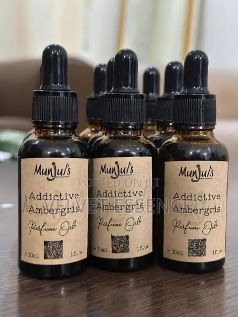 Munjul's Addictive Ambergris Perfume Oil 30ml - Brand New - 1