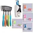 Automatic Toothpaste Dispenser & Toothbrush Holder Set - 1