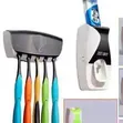 Automatic Toothpaste Dispenser & Toothbrush Holder Set - 2