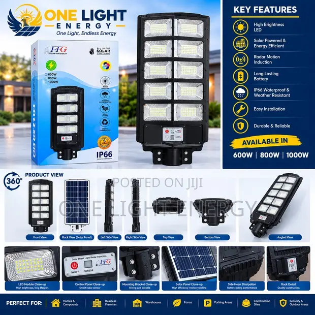 10 Eyes All-in-One Solar Street Light - 1