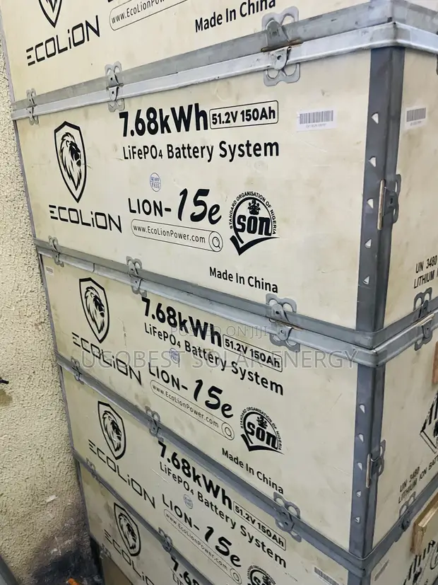 7.68kWh 48V Ecolion Lithium Battery - 1