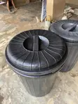 Babban Jirgin Ruwa Na Filastik Baƙi 160L - 5