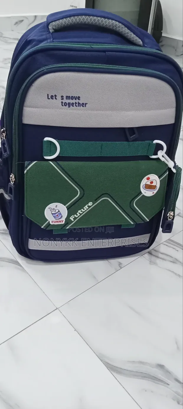 School Bag Backpack for Basic School - Blue - 1