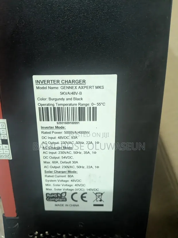Gennex Axpert MKS 5kva/48v Inverter - 1
