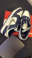 Nike Dunk Low Midnight Navy/Light Smoke Grey - 3