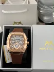 Matturi Rubber Chronograph Waterproof Watch with Sapphire Glass - 1