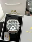 Matturi Rubber Chronograph Waterproof Watch with Sapphire Glass - 3