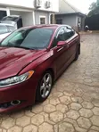 2014 Ford Fusion Titanium Sedan - Red - 3
