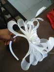 Ladies Wedding Fascinator Hat - Elegant Headpiece - 2