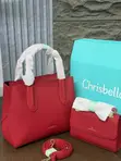 Chris Bella Handbag - Genuine Leather - 2